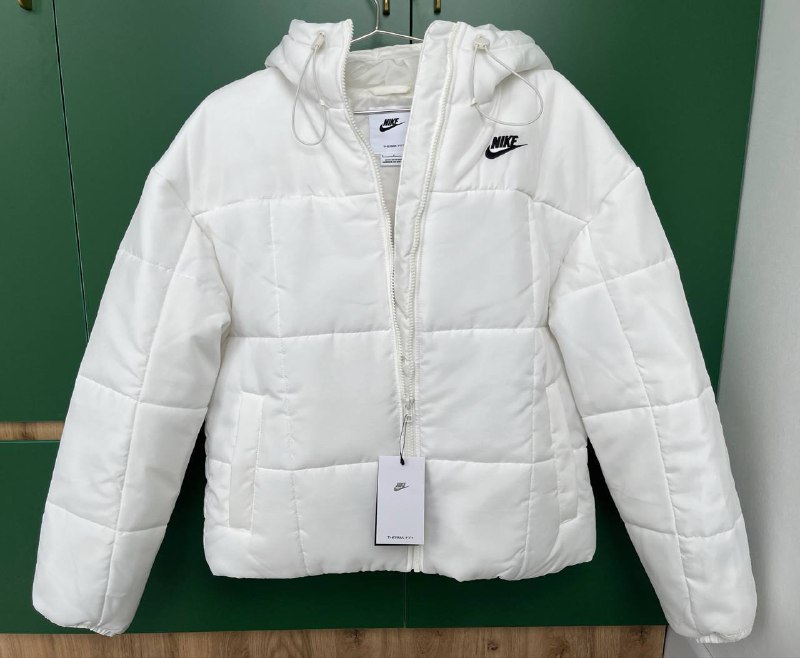 Оригинальный пуховик Nike Thermal-Fit белый S 5