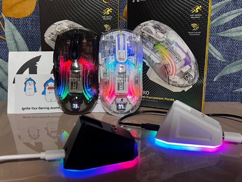 Мышь Attack shark x2 pro белая и черная