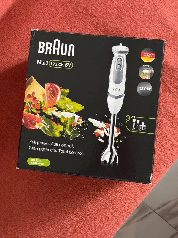 Блендер Braun MultiQuick 5V, Миксер Tesla