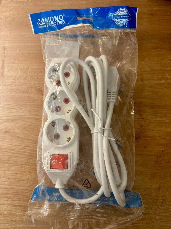 Удлинитель 3 метра с выключателем