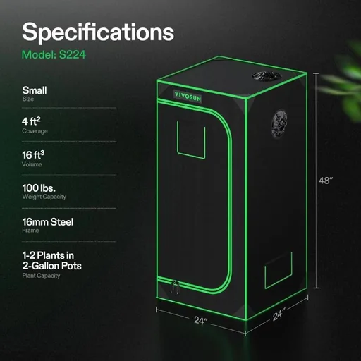 Hydroponic grow tent