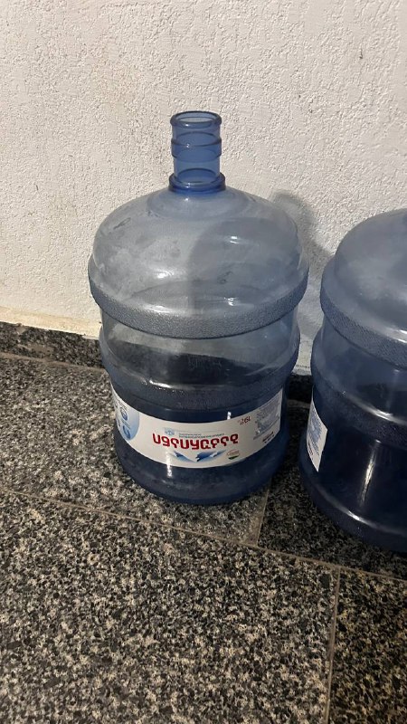 Бутыли для воды 19л, 5 штук, помпа 3