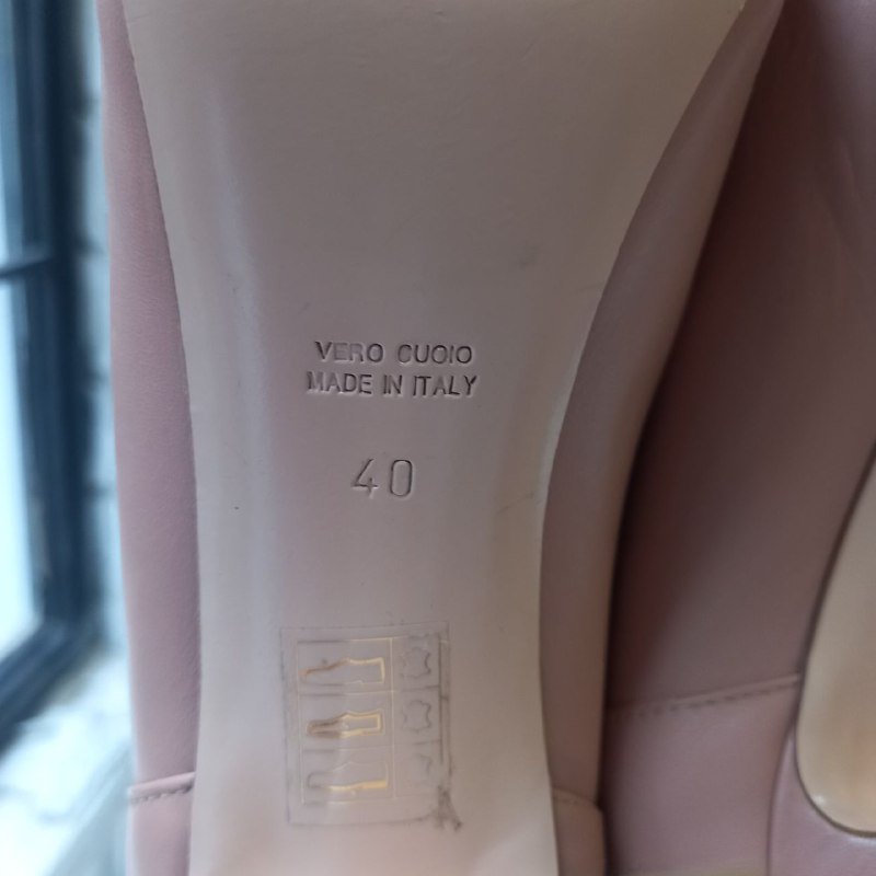 Ботильйоны кожанные розовые р.39-39.5 Италия 5