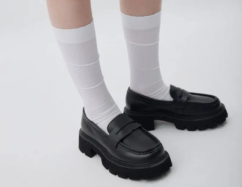 SELA loafers, genuine leather, size RU39 EU40