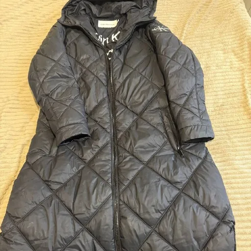 Calvin Klein coat, Zara coat, Levi’s fur jacket, vest, Puma jacket