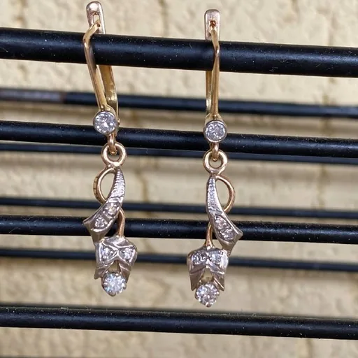 Золотые серьги