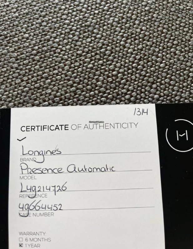 Автоматические часы Longines Presence 4