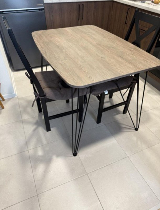 Кухонная машина, стол с 4 стульями, комод, телевизор 5