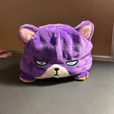 Мягкие игрушки: кот-перевёртыш, розовый фламинго 2