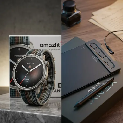 Смарт-часы Amazfit Balance, графический планшет XENX X1-640