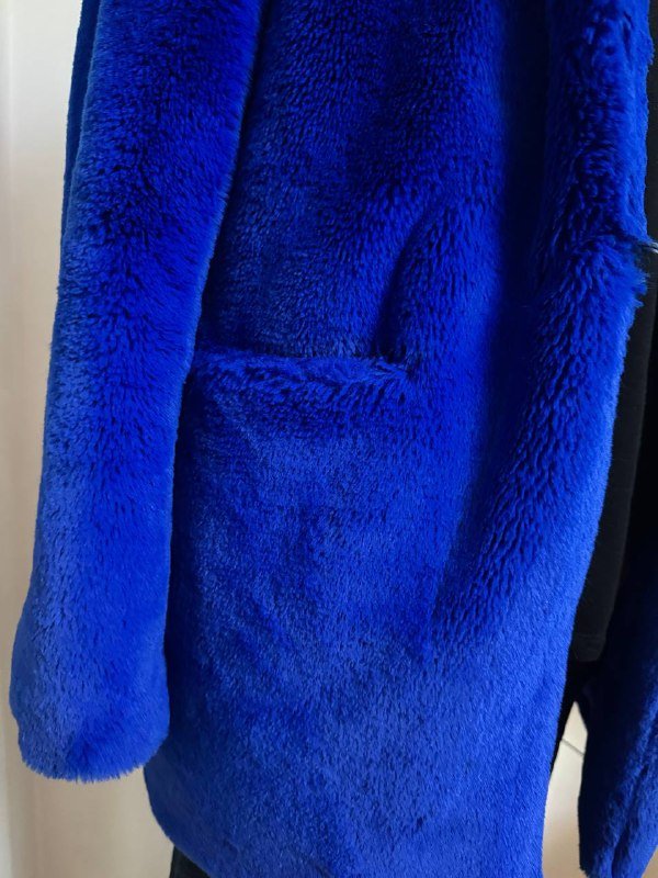 Синяя женская куртка из полиэстера, размер M 3