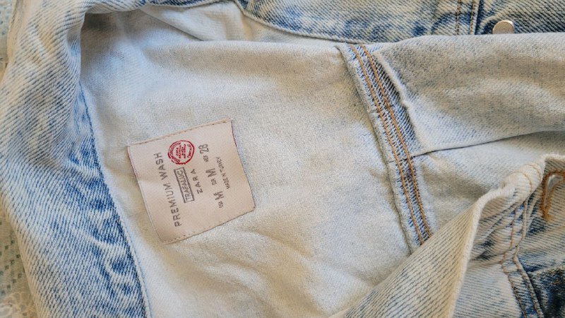Джинсовая куртка Zara размер М 28 4