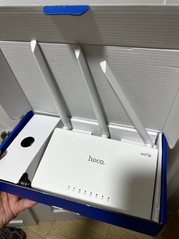 Роутер Hoco WiFi 4 2.4G 3 антенны 3