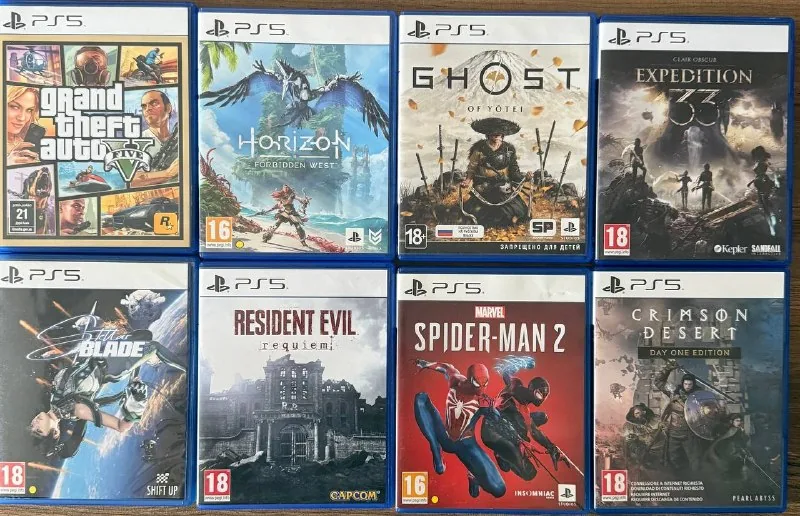 Игры на дисках для PlayStation 5