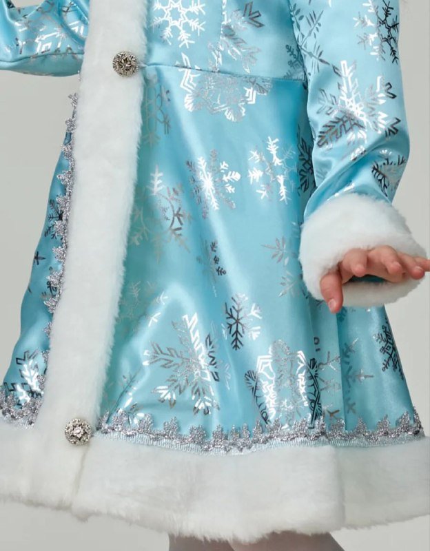 Костюм снегурочки для девочки 9-10 лет 3