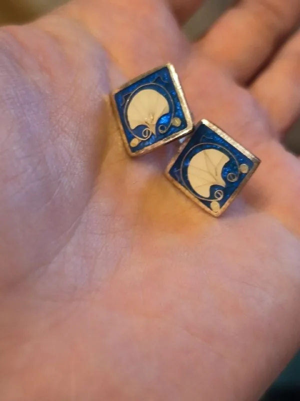 Серебряные запонки, складной стул, книги, тоник, табуретка, перчатки 1