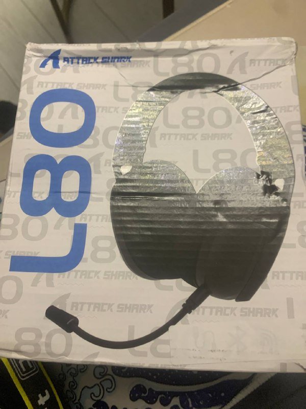 Беспроводные игровые наушники Attack Shark L80 White 3