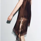 Асимметричное кружевное платье Zara 3
