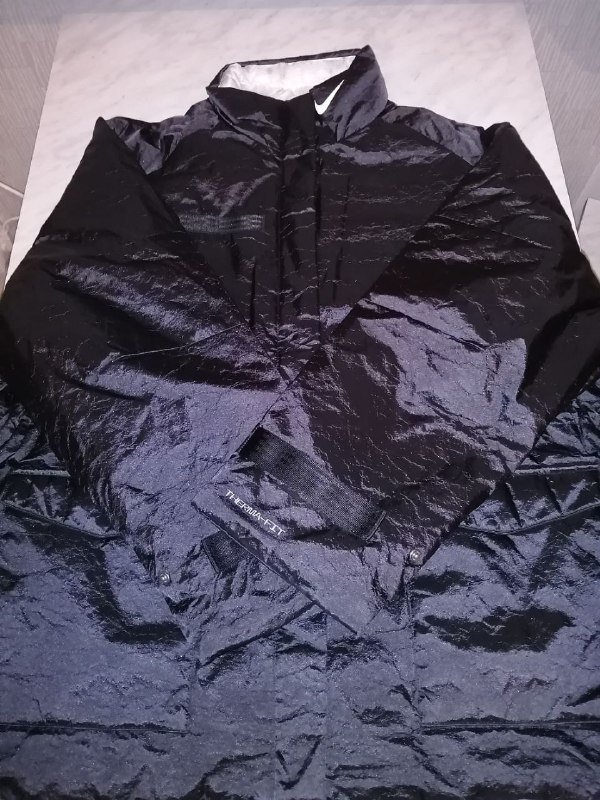 Женская куртка-пуховик NIKE L oversize черная 7