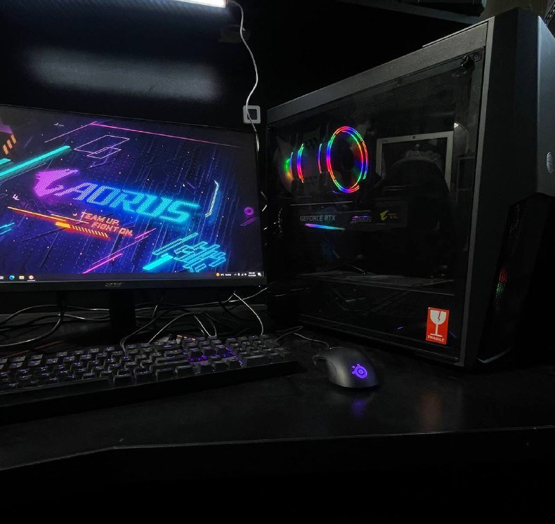 Игровой компьютер i7 10700k, RTX 3070, 16GB RAM, 1TB SSD 2