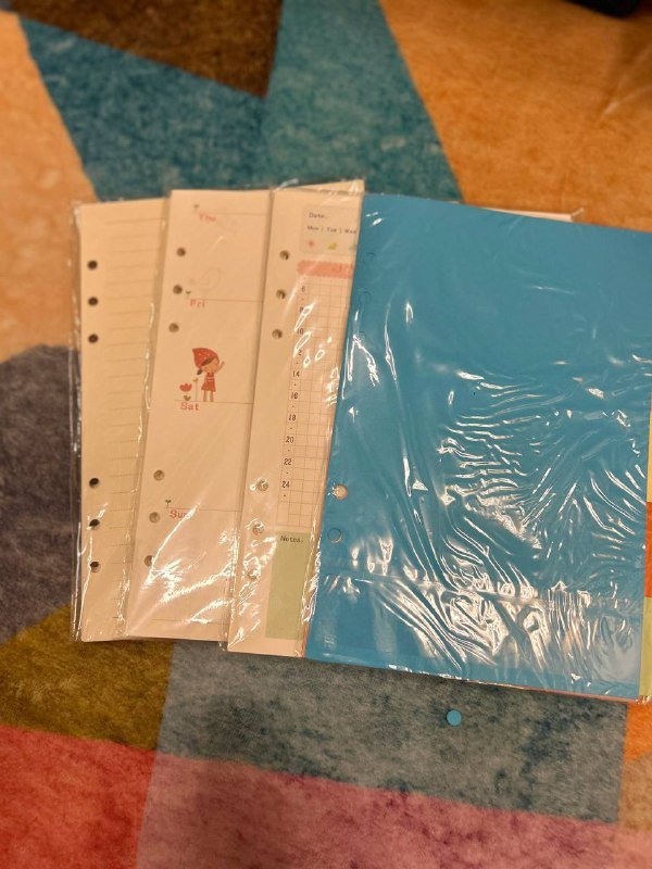 Набор карандашей, набор кистей, обложка и блоки для ежедневника 3