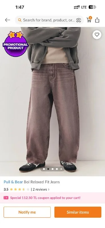 Джинсы Pull&Bear 1