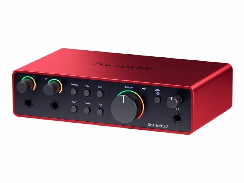 Focusrite Scarlett 2i2 gen4 аудио-интерфейс