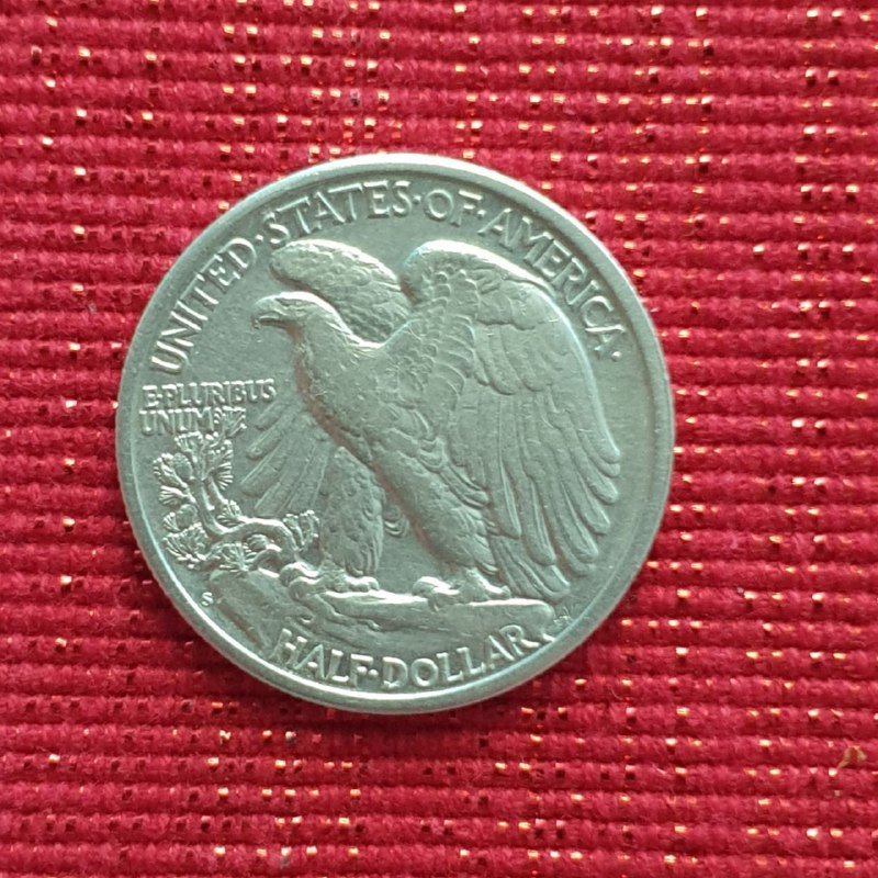 Серебряный Артефакт Стойкости Полдоллара 1943 г. 3