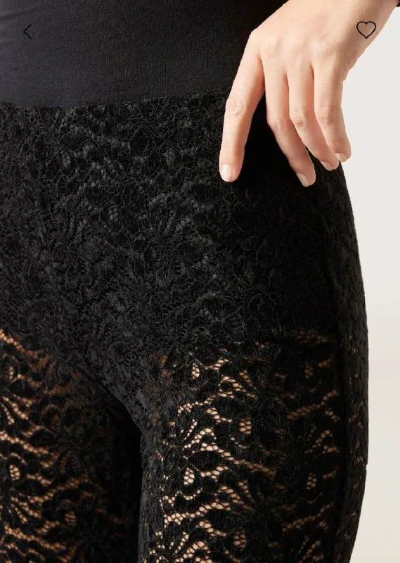 Брюки клеш с кружевом Calzedonia 1
