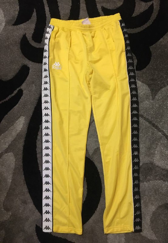 Kappa yellow pants size M