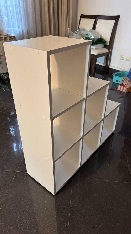 Стеллаж белый новый 3