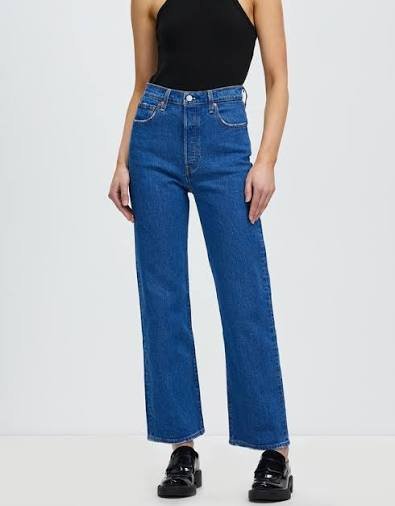 Levi's Ribcage Straight Ankle Jeans 25 размер 3