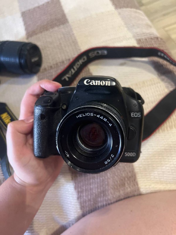 Фотоаппараты Nikon D3100, Canon EOS 500D с объективами и сумкой 2