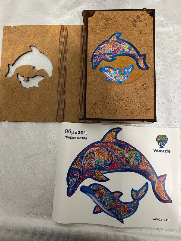 Новый пазл дельфины