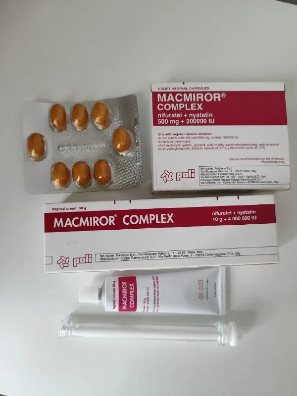 Macmiror Complex крем и вагинальные капсулы 1
