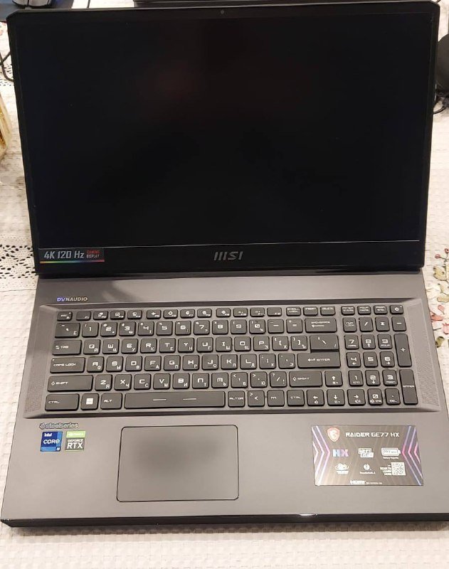 Ноутбук MSI Raider GE77HX 12UHS с дефектами 3