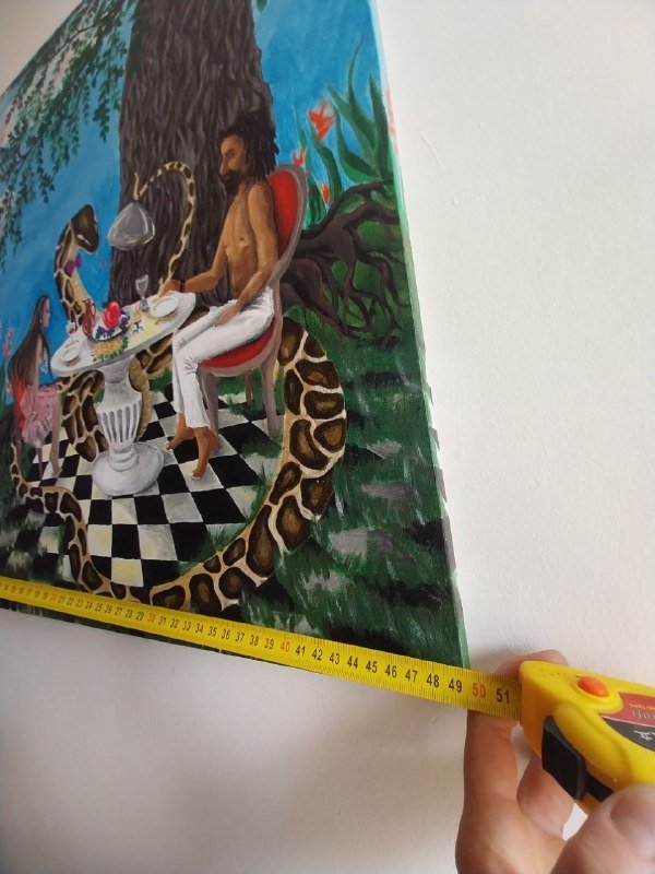 Картина холст акрил 2