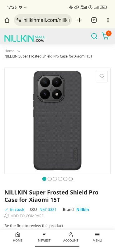 Чехол Nillkin Super Frosted Shield Pro для Xiaomi 15T 4