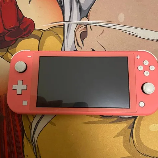 Nintendo Switch Lite розовый с чехлами и Mortal Kombat