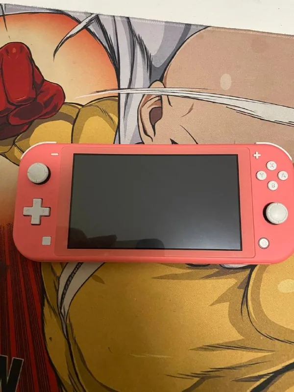 Nintendo Switch Lite розовый с чехлами и Mortal Kombat 1