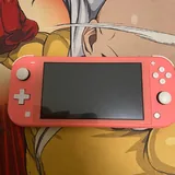 Nintendo Switch Lite розовый с чехлами и Mortal Kombat 1