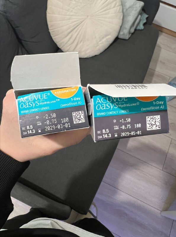 Однодневные линзы Acuvue Oasys Astigmatism