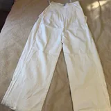 Белые летние широкие брюки Selfmade XS 3