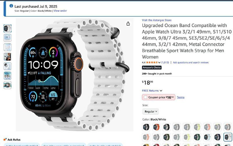 Apple Watch Band, Apple Watch Ultra 3, Хьюмидор, Fishing Starter Pack, Мониторы Lenovo ThinkVision 2