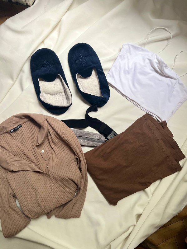 Вещи Zara и H&M, сумка, косметичка, одеяло, пледы 5
