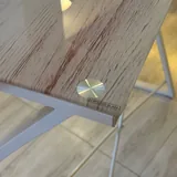 Высокий стеклянный стол 4
