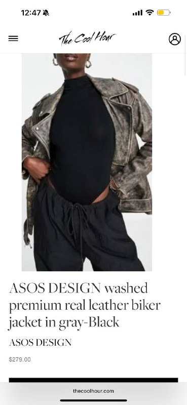Кожаная куртка asos 5