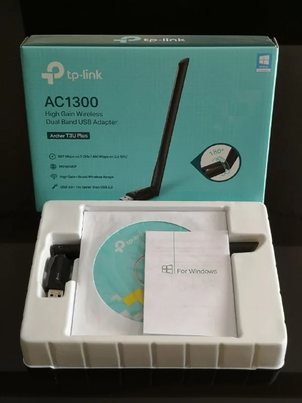 Wi-Fi USB-адаптер TP-Link Archer T3U Plus AC1300 1