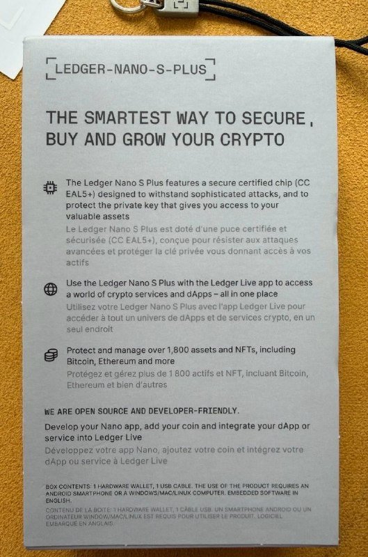 Ledger Nano S Plus, крипто-кошелек 4