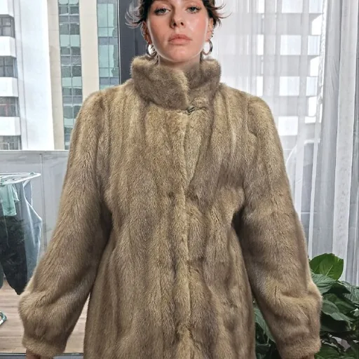 Норковый полушубок